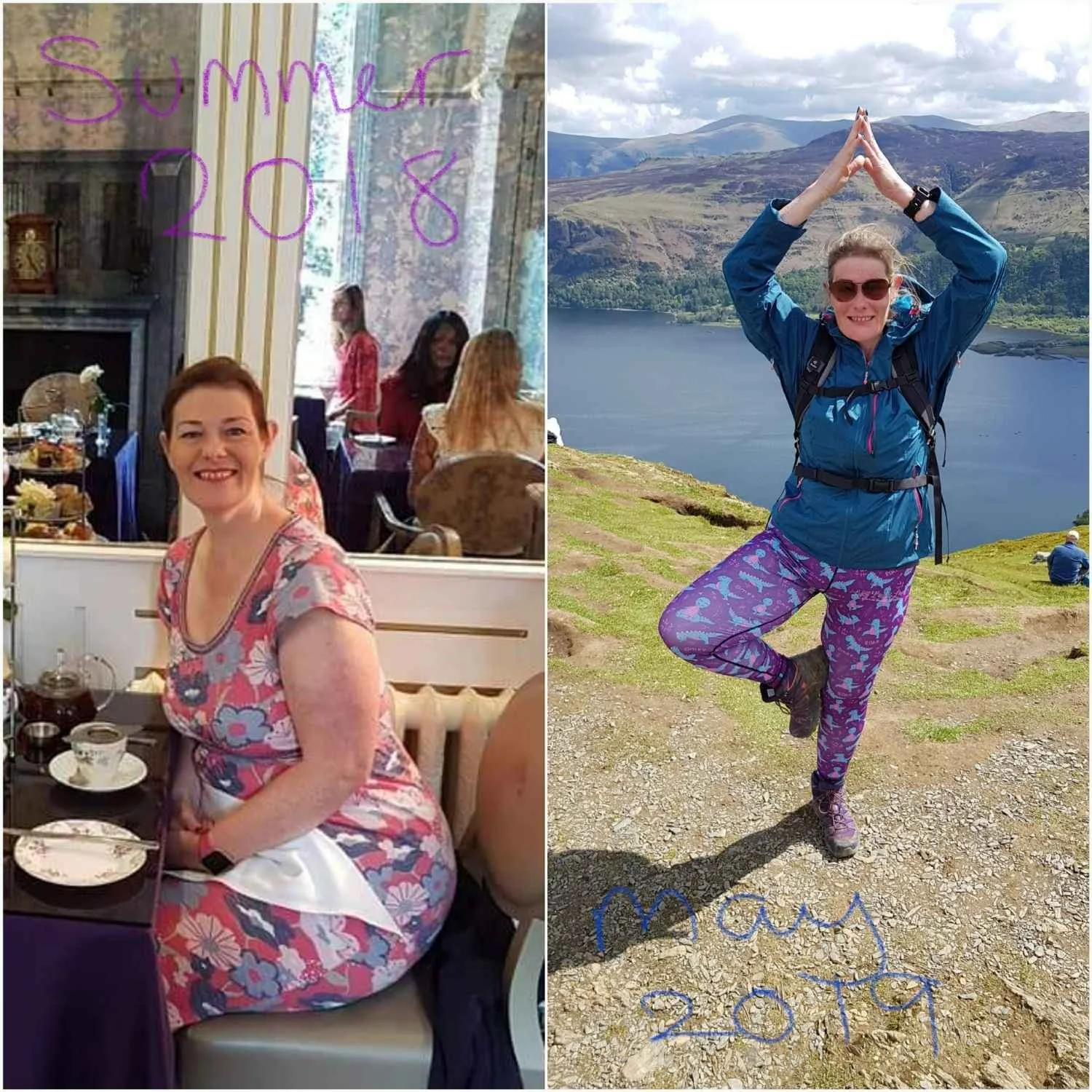 Weight loss success before and after photos