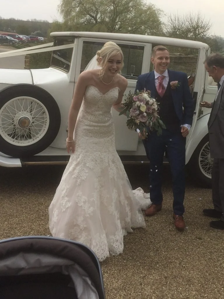 A wedding to remember after a weight loss transformation