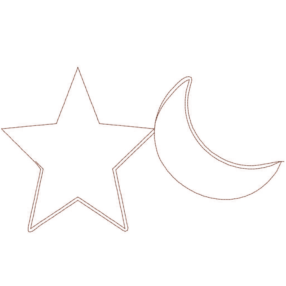 Moon and Stars