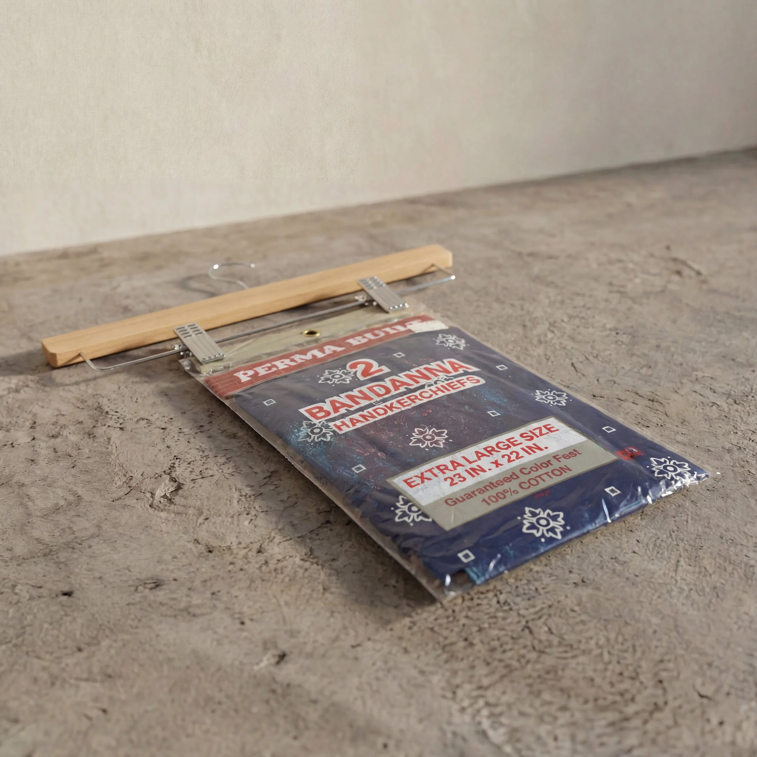 Vintage Ultra-Rare Perma Built Color Fast Bandana (1950s) 2-Pack