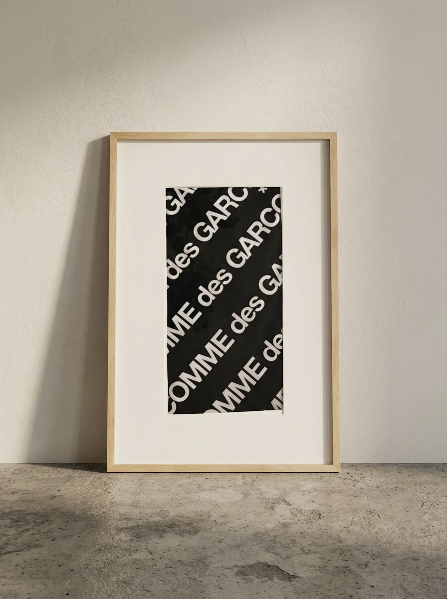 Comme de Garçons One-of-a-Kind Screen Printed Fabric