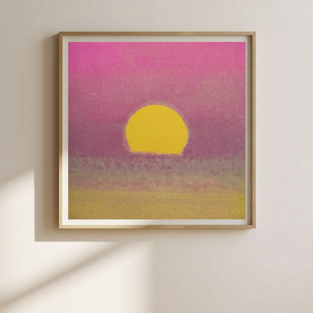 Sunset 85 Silkscreen by Andy Warhol