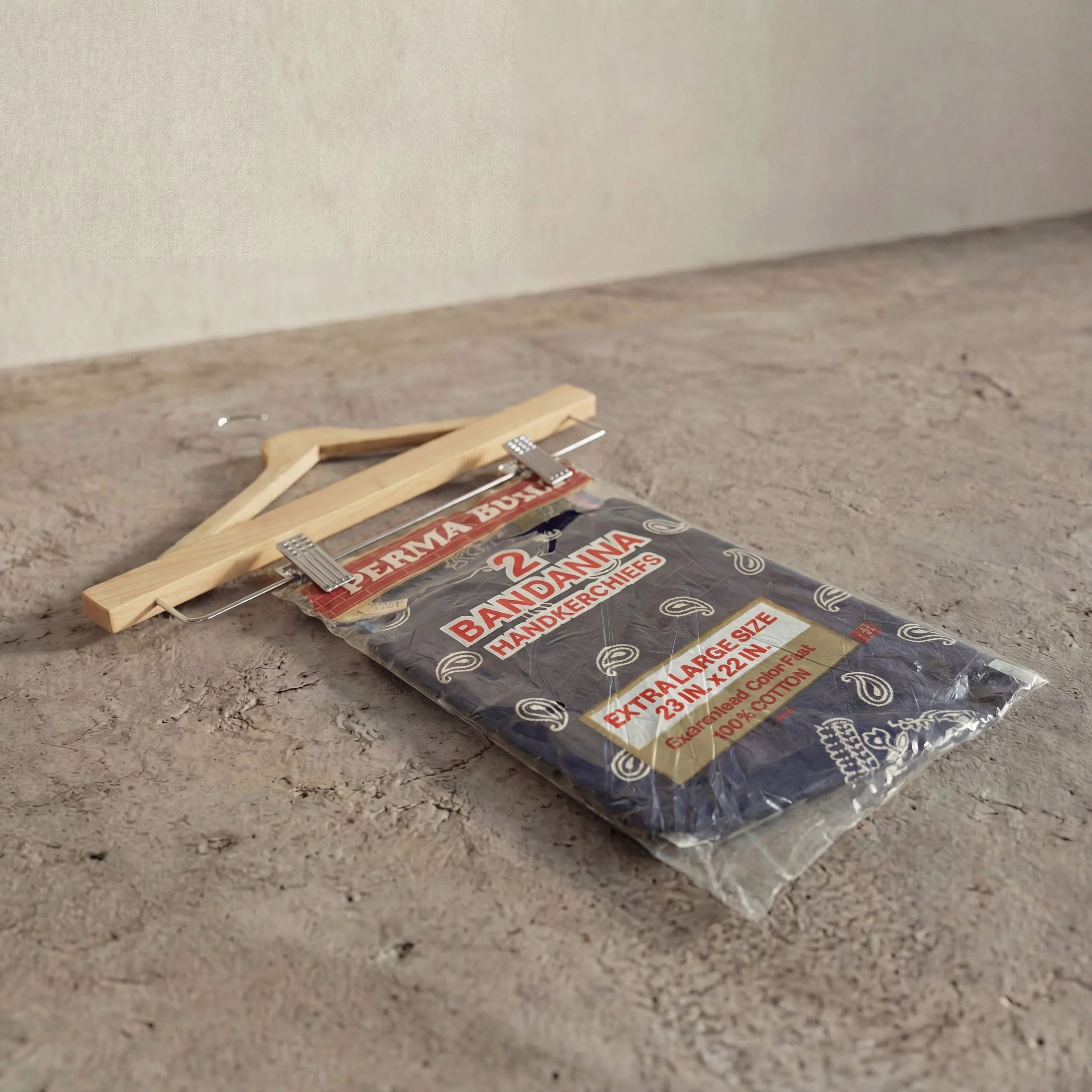 Vintage Ultra-Rare Perma Built Color Fast Bandana (1950s) 2-Pack