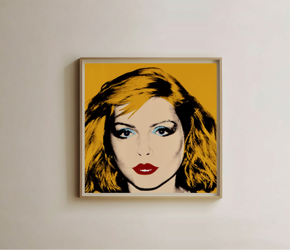 Debbie Harry Silkscreen by Andy Warhol