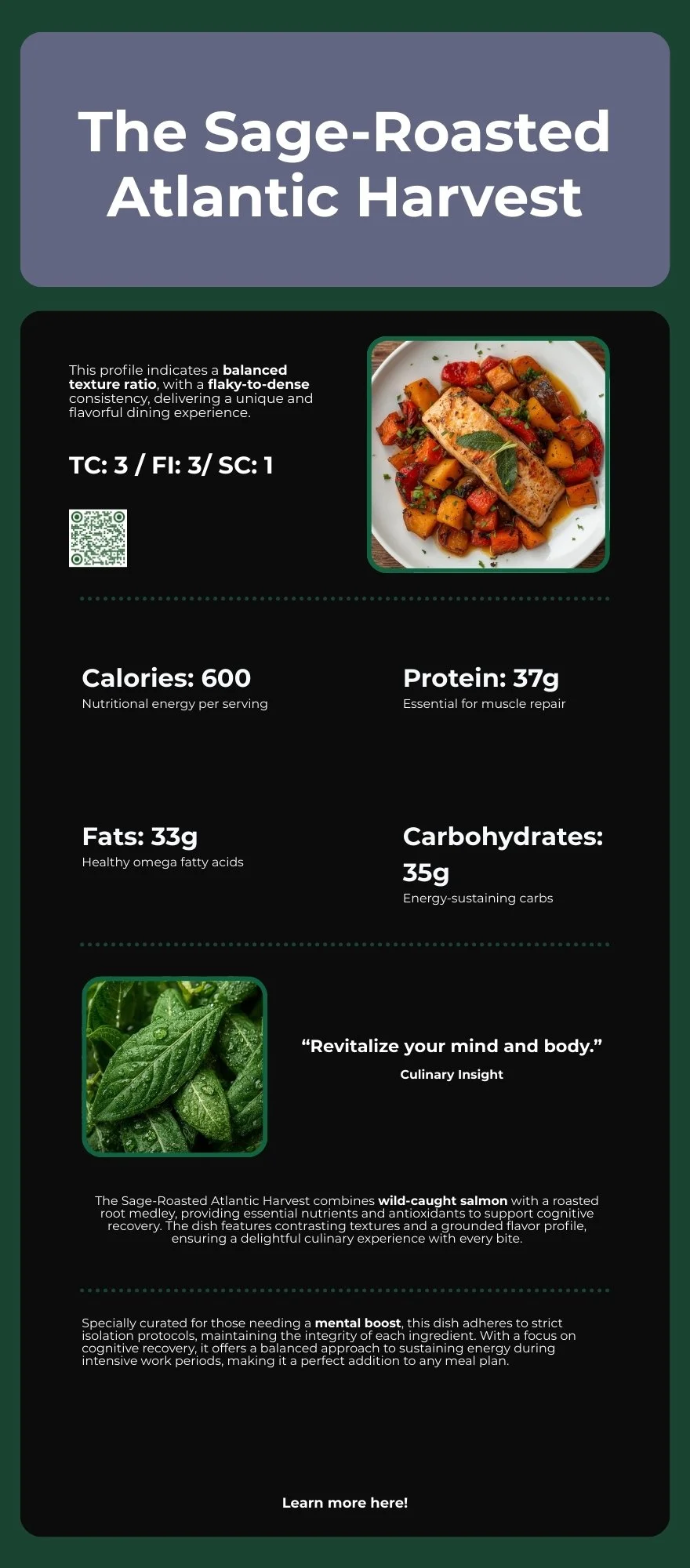 The Sage-Roasted Atlantic Harvest