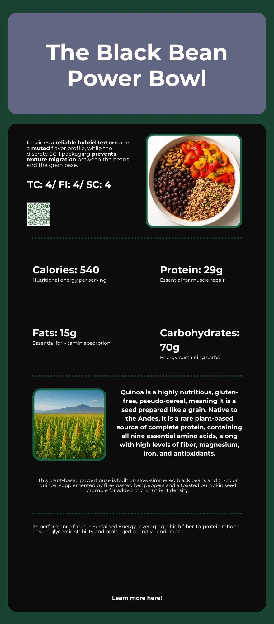 Performance Black Bean Power Bowl