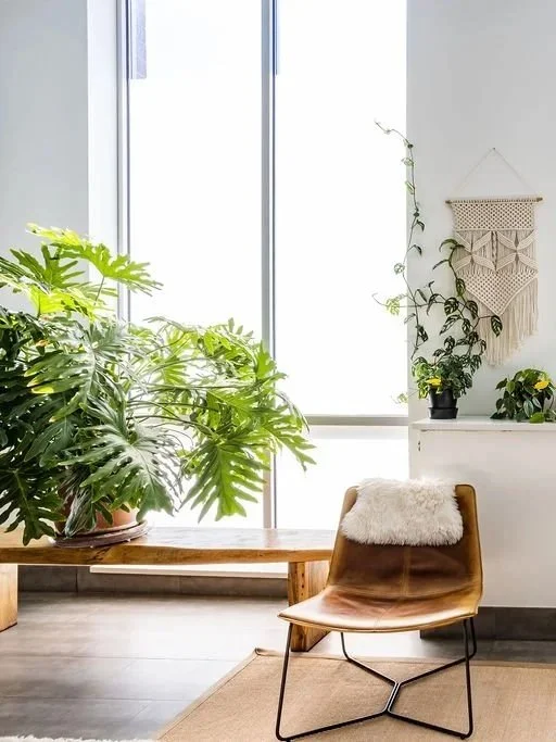 Sunlit, Calm, minimalist therapy space designed for women’s mental health and postpartum support
