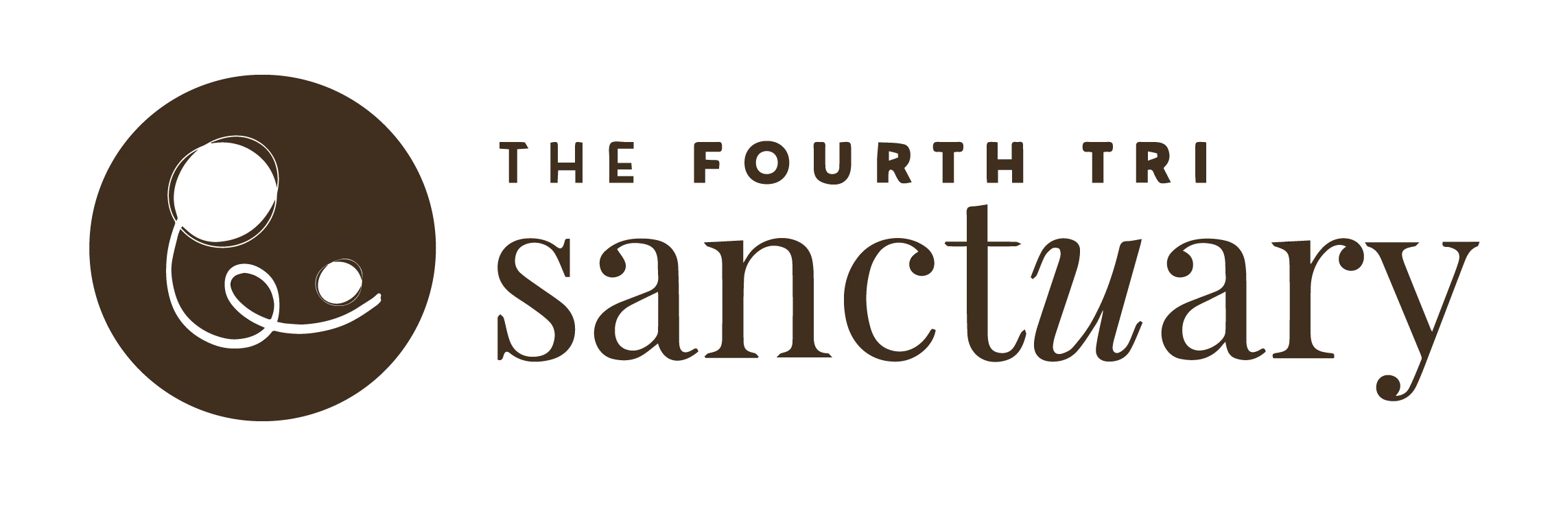 Logo for The Fourth Tri Sacracy featuring a brown disc with smaller inner circles and text to the right reading 'The Fourth Tri Sacracy'.
