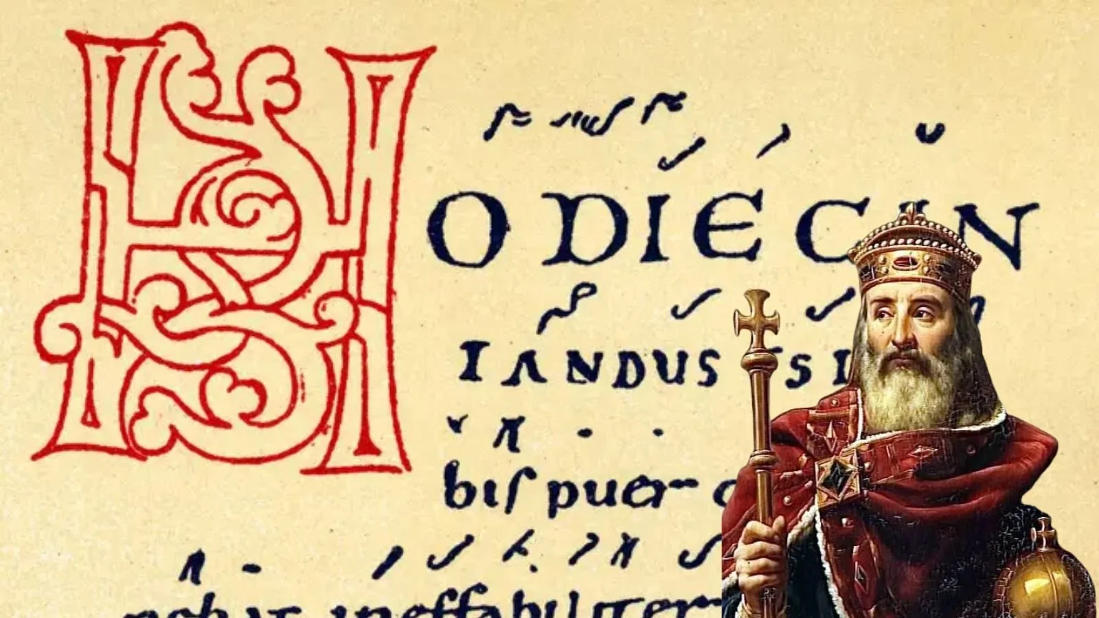 A Music Lesson from Charlemagne, King of the Franks
