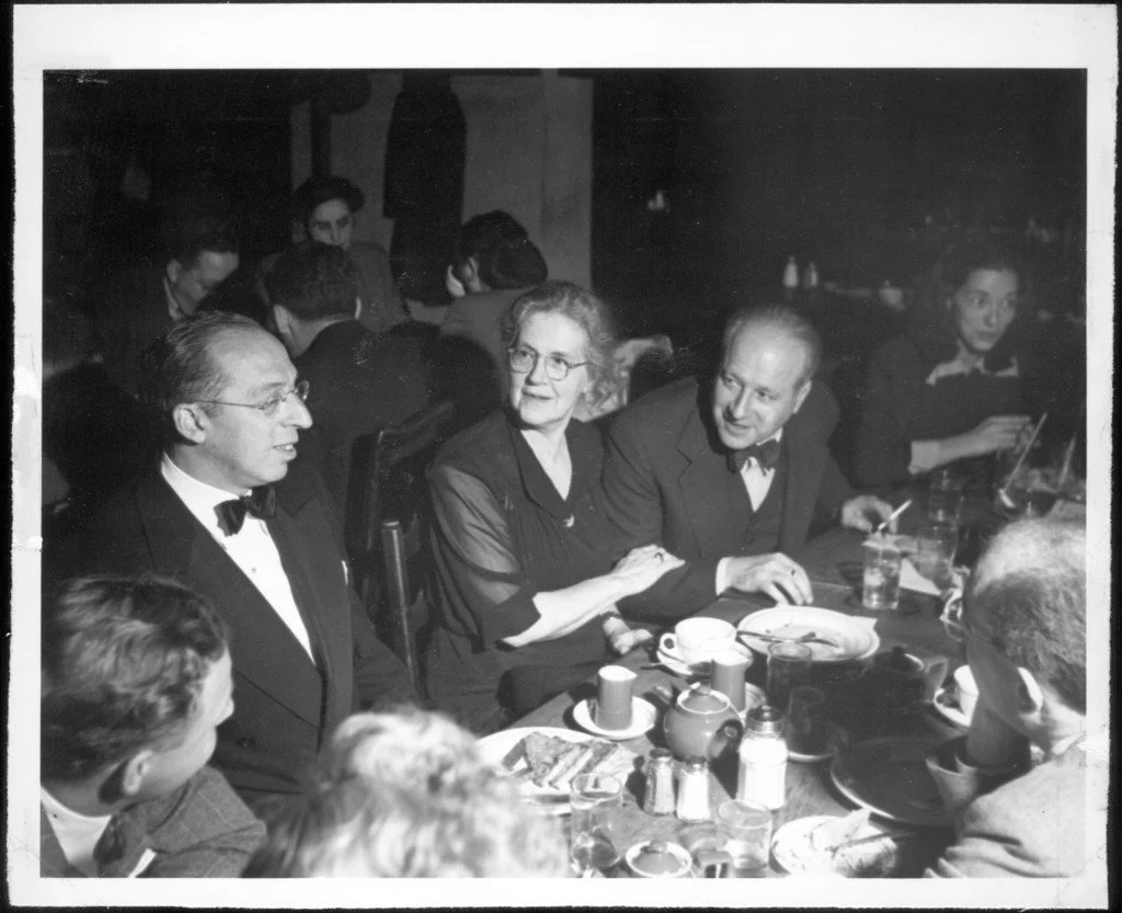 Aaron Copland, Nadia Boulanger, and Walter Piston, Picture from Library of Congress