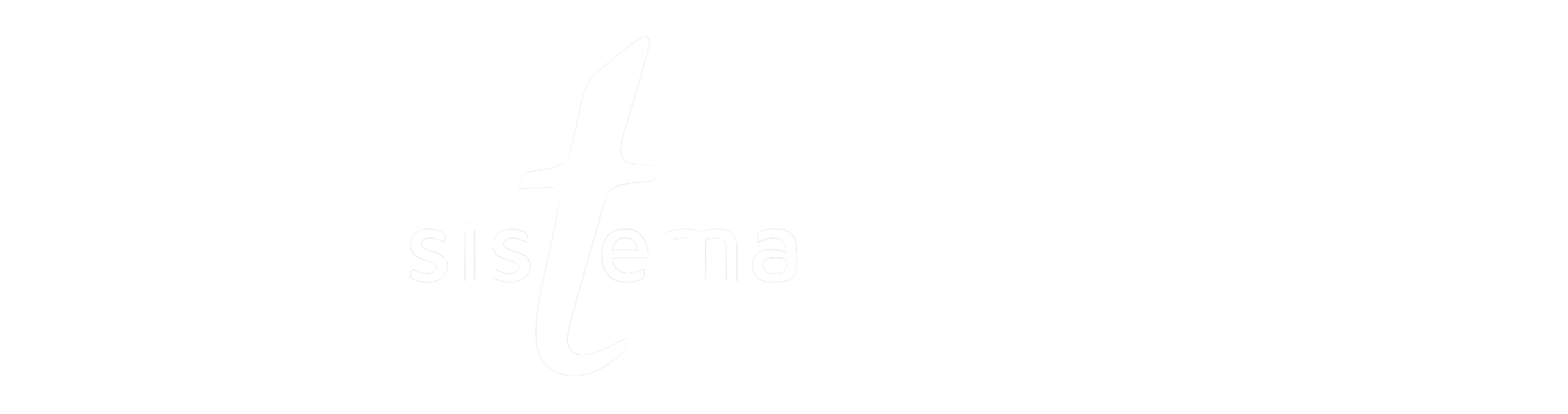 Stylized white logo with a lightning bolt crossing through the words sistermusa on a black background.