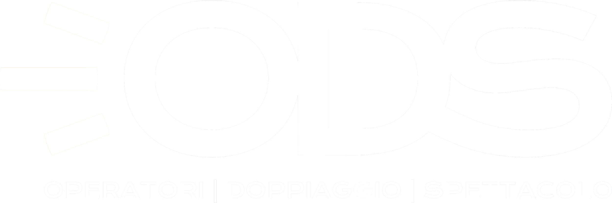 Logo with the word 'ED' in bold letters and the words "OPERATORI DOPPIAGGIO SPETTACOLO" below, separated by vertical lines.