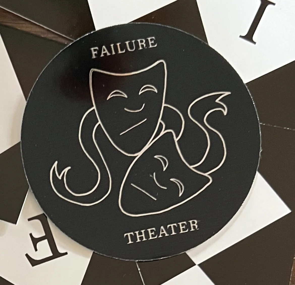 Failure Theater Sticker (round)