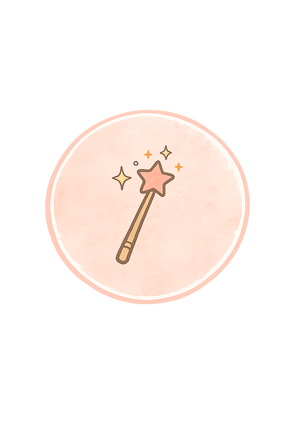 Magic wand icon representing the final touches before creating a personalized song.