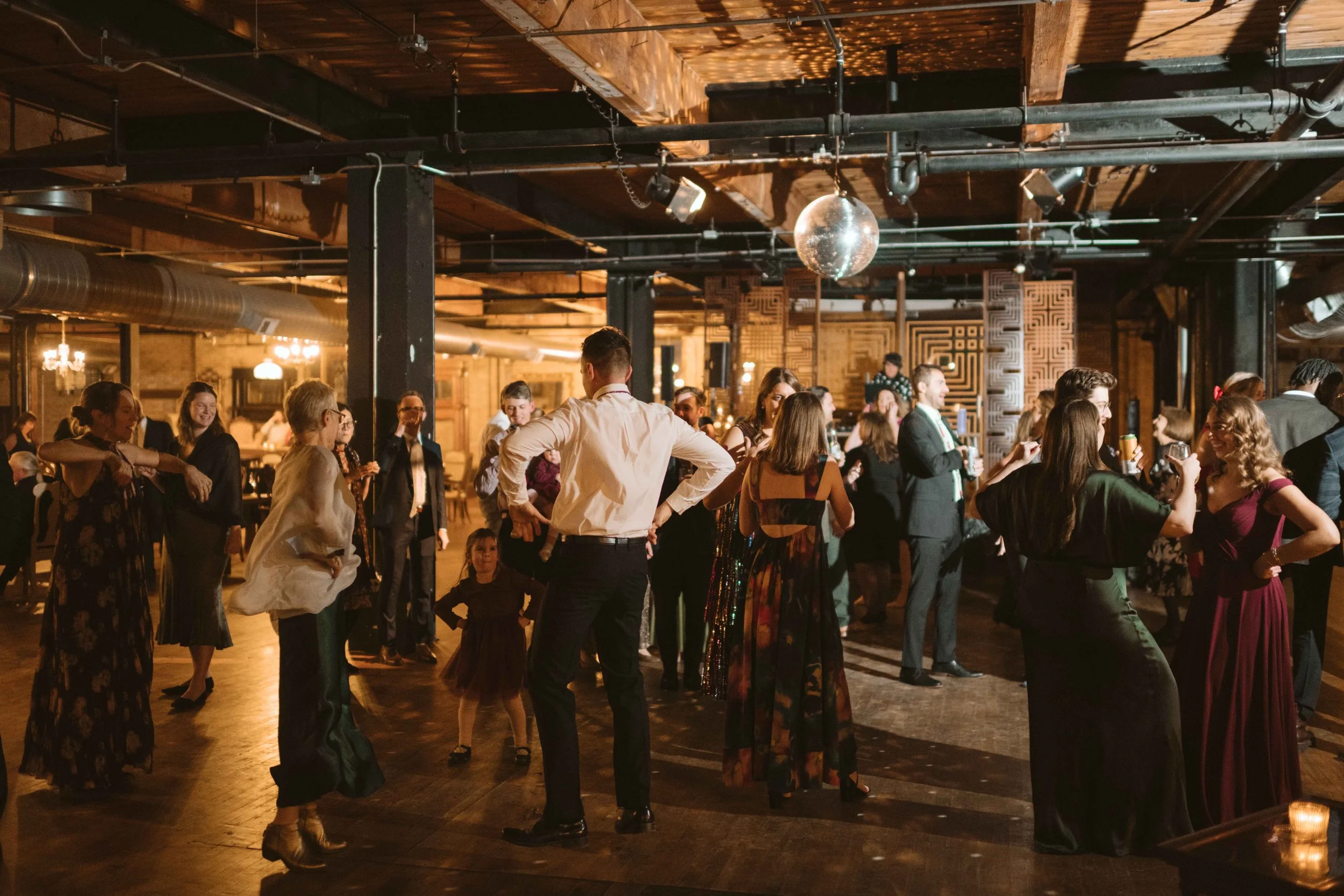 salvage one chicago wedding reception