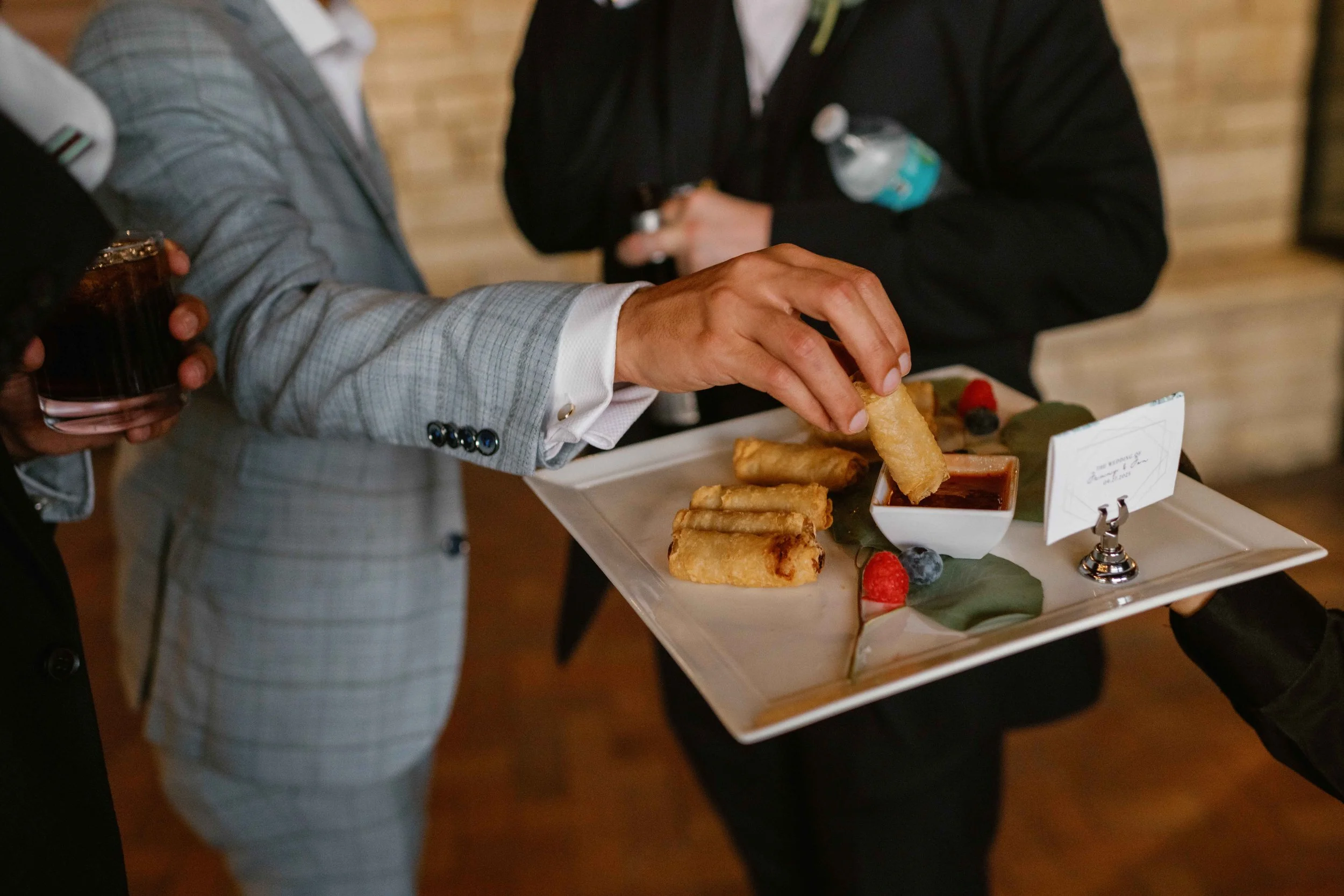 Appetizers at Independence Grove Forest Preserve