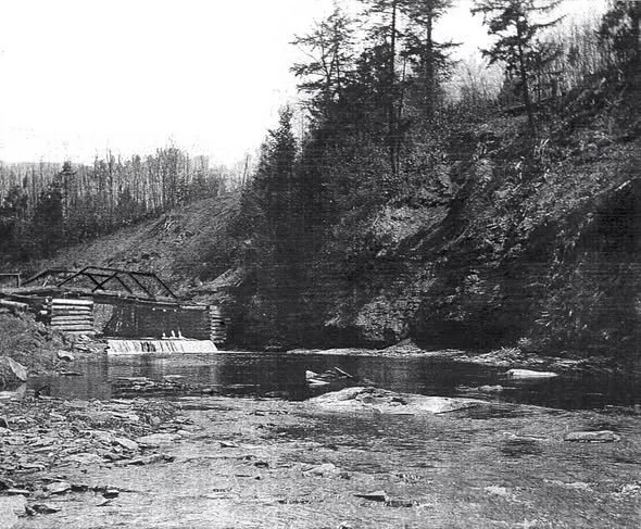 Old Bridge near Bear Creek in Portland Mills