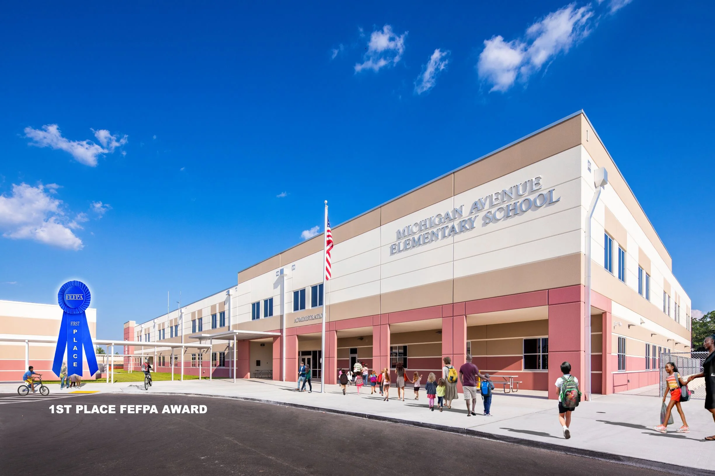 Michigan Avenue Elementary School Won the 1st Place at FEFPA 2021