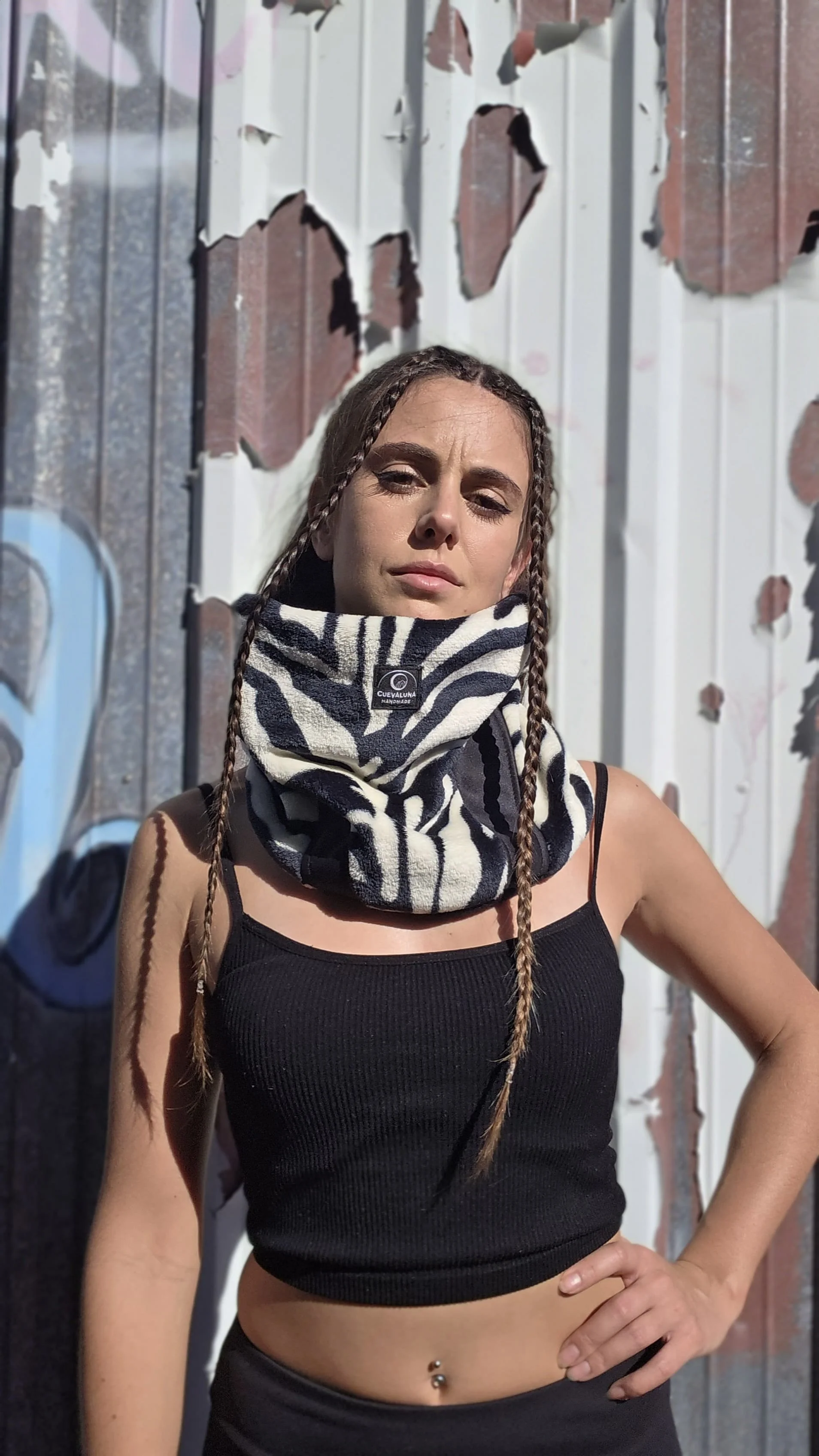 CUELLO○CEBRA SUAVE CON FRANJA LATERAL○