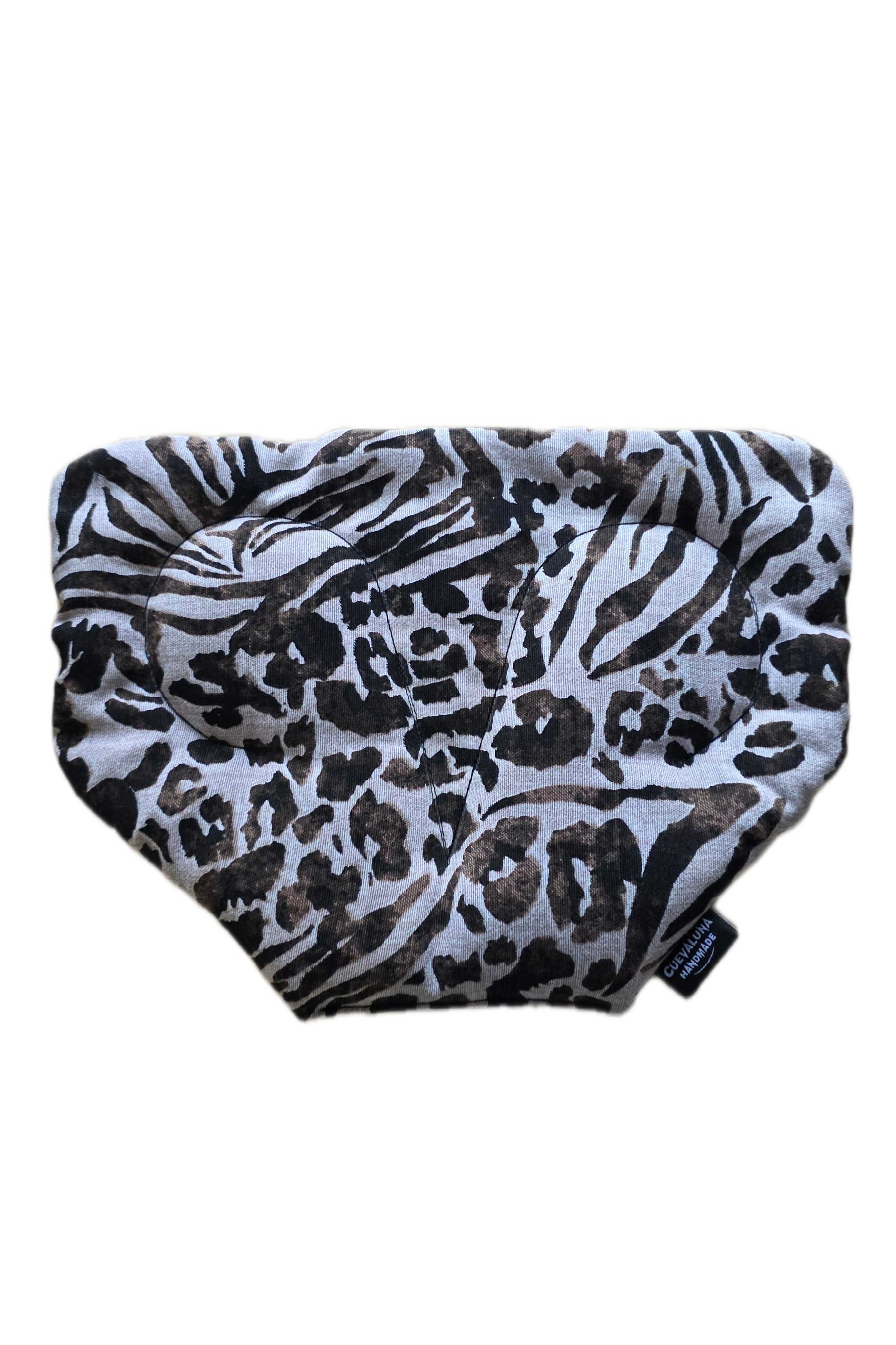 Saco térmico menstrual leopardo beige