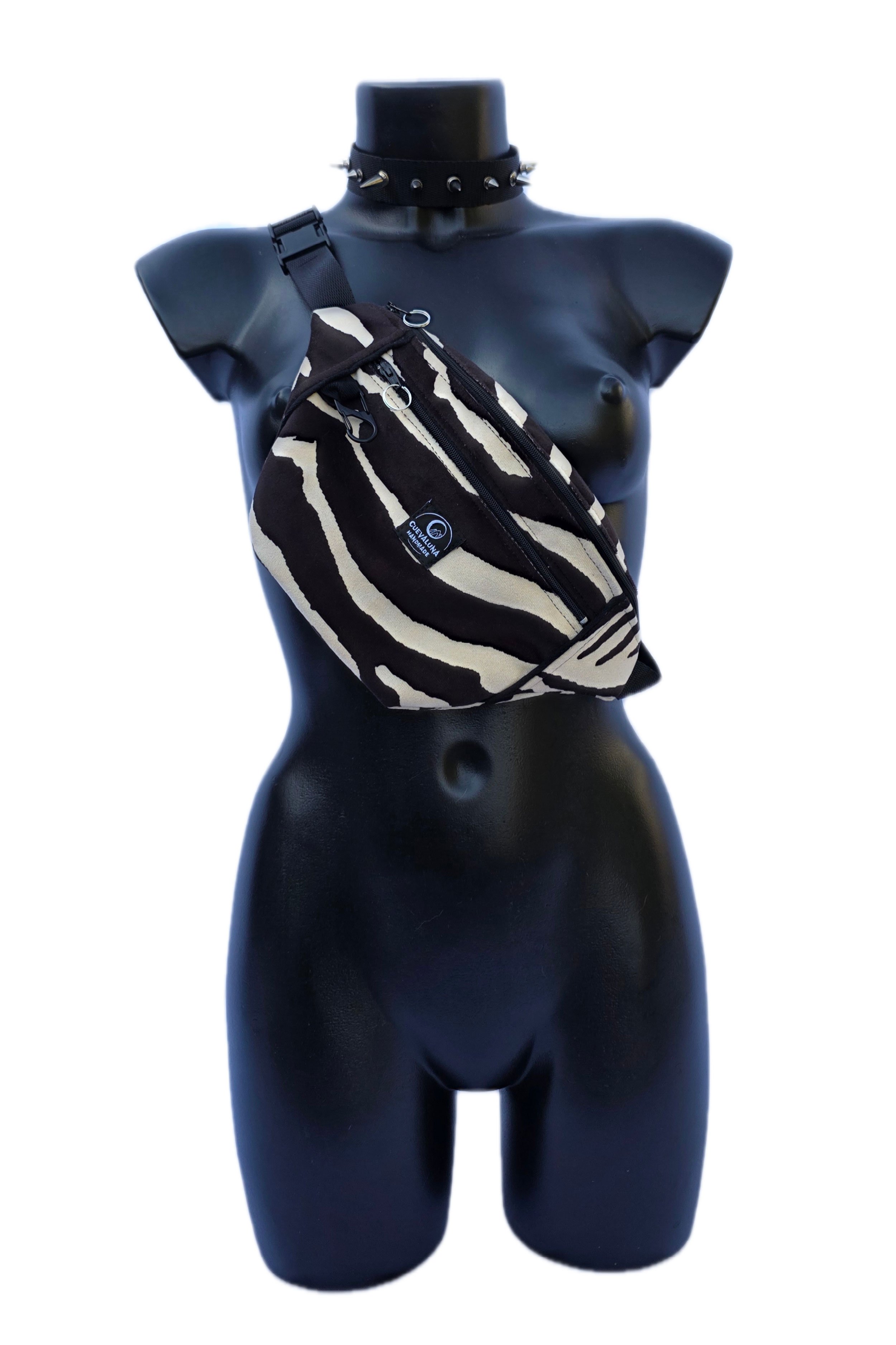 Riñonera zebra velvet #2