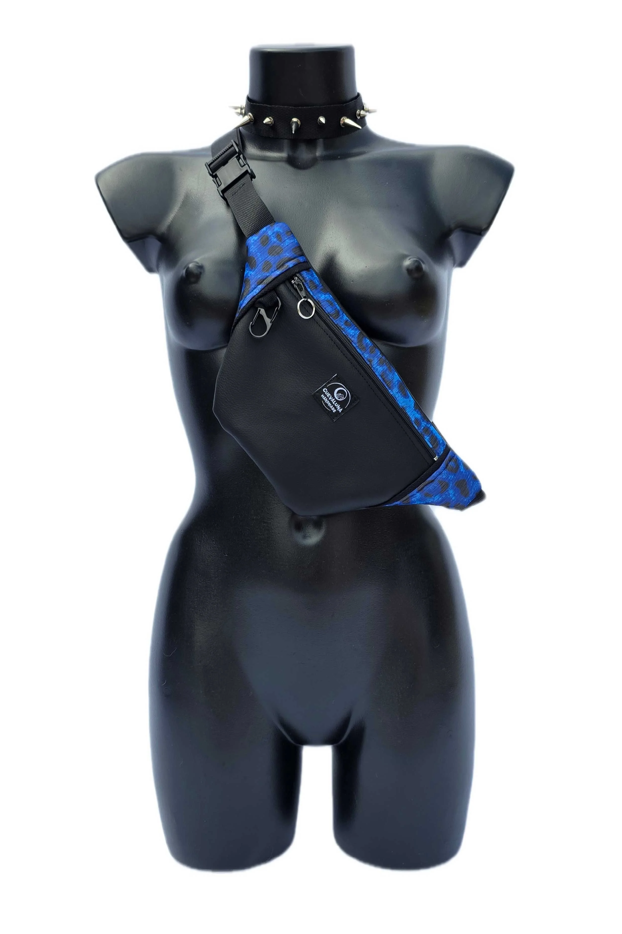 RIÑONERA ELECTRIC BLUE LEOPARD