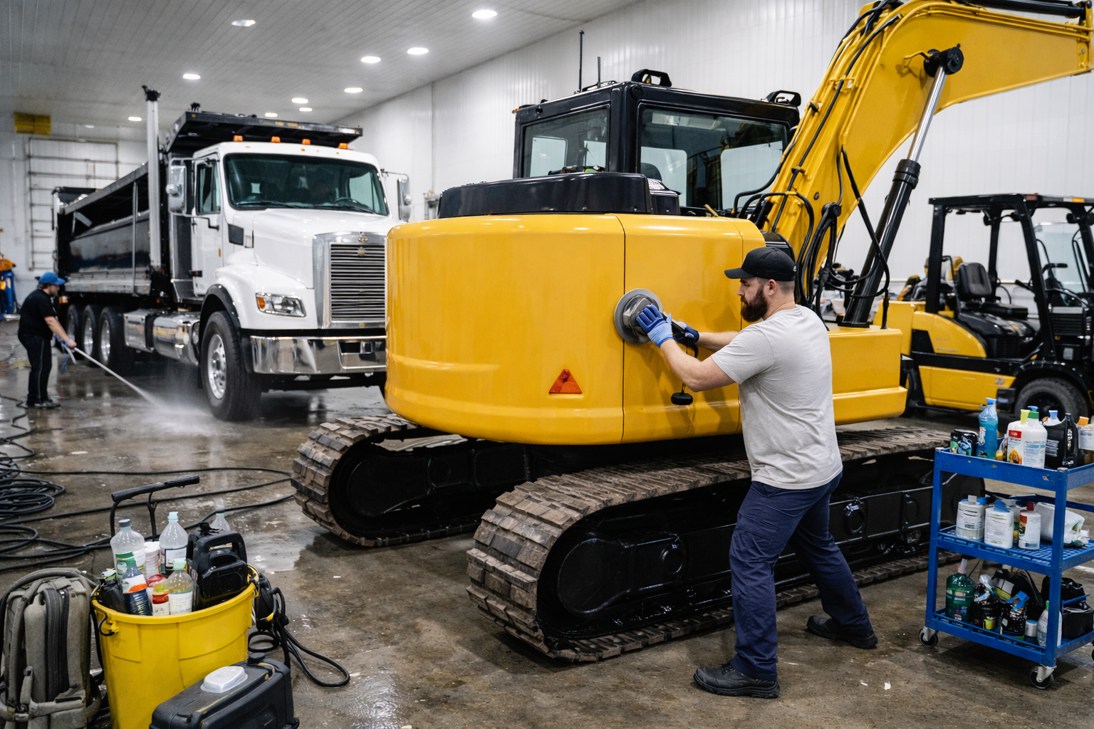 Heavy Machinery and Truck Detailing Service