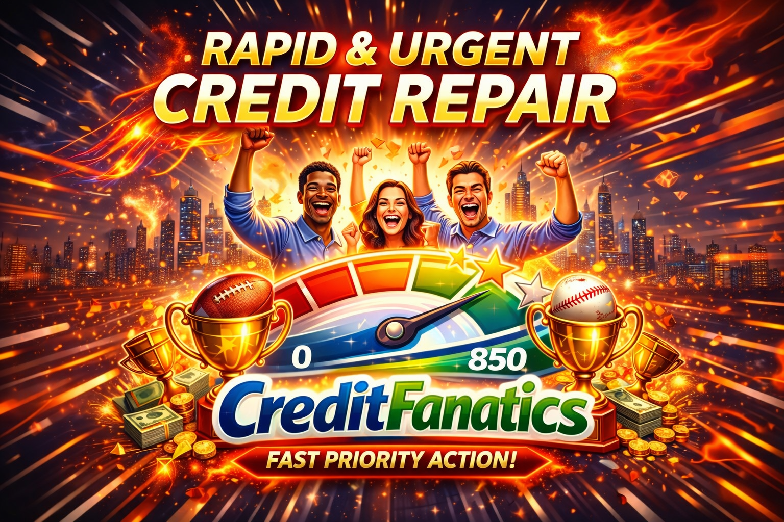 Rapid Credit Review & Priority Disputes.