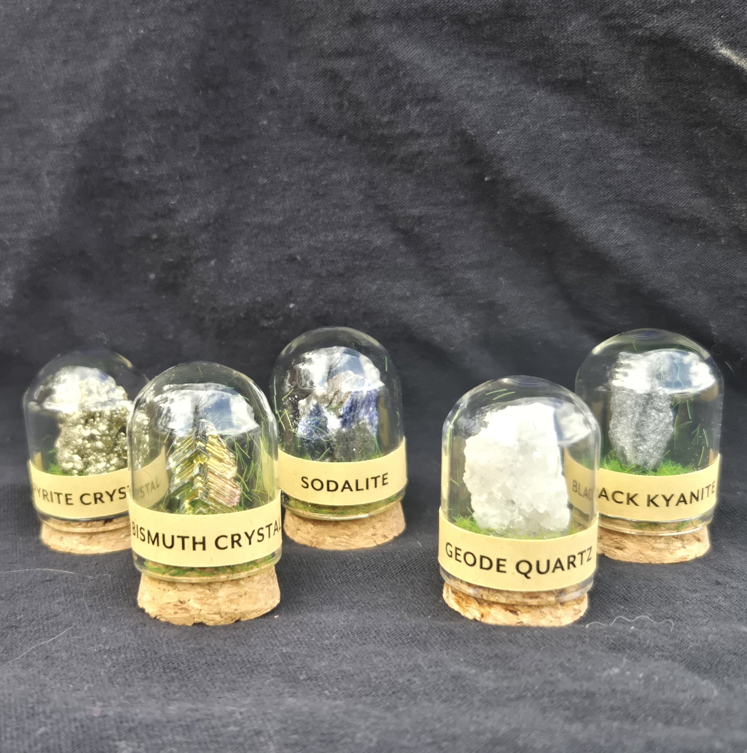 Miniature Crystal Terrarium Collection