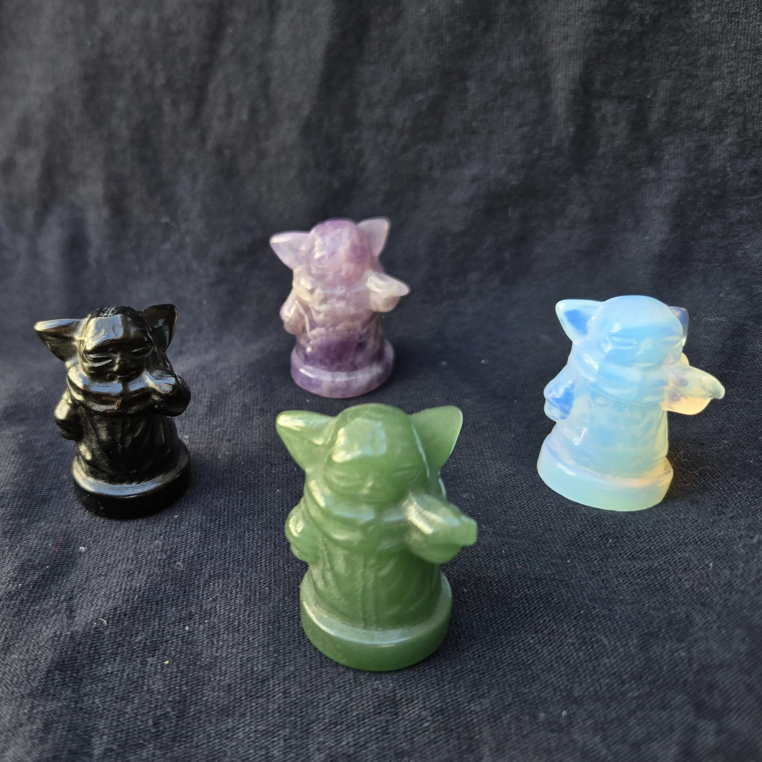 Grogu Stone Carvings – 2"