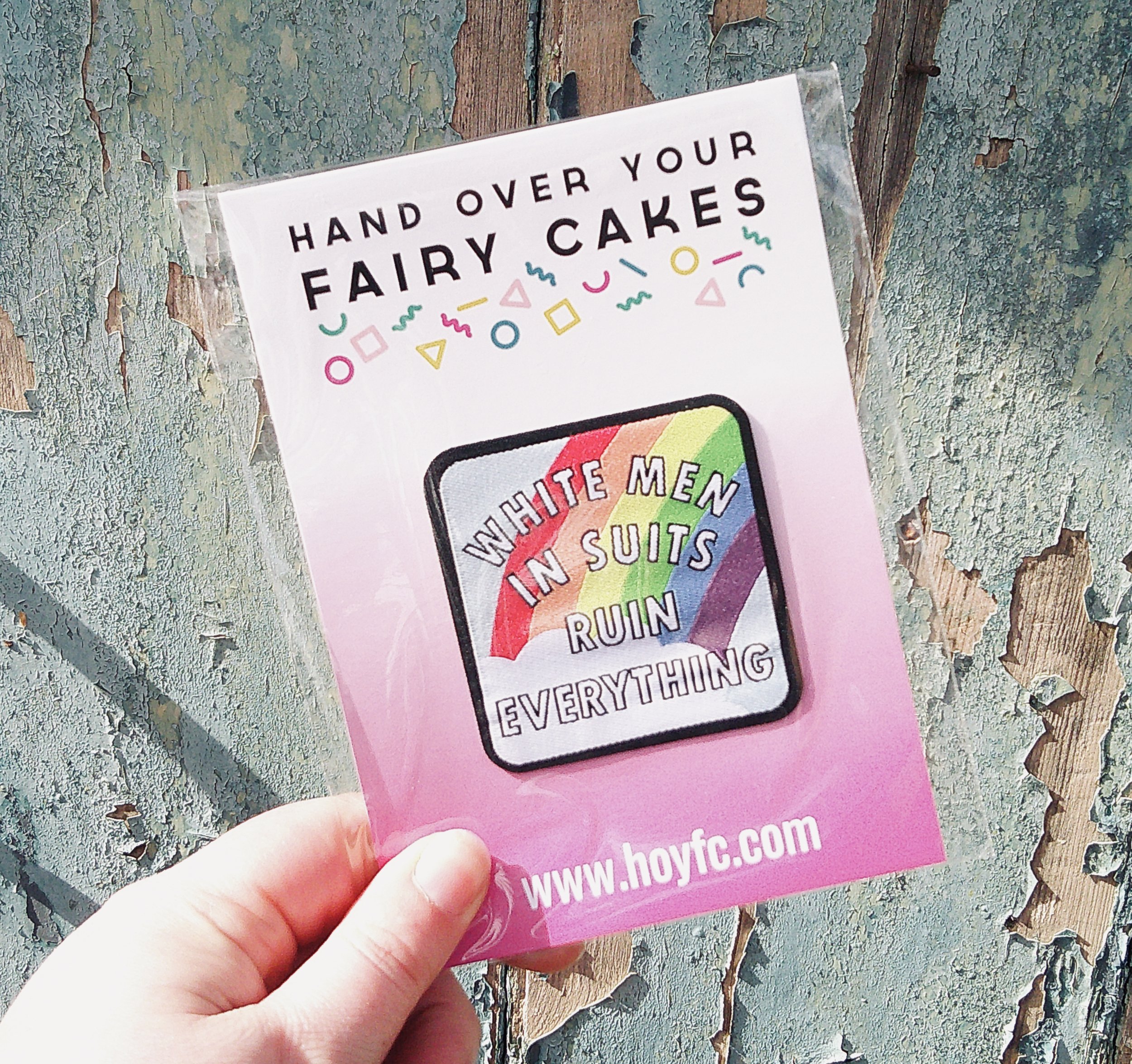 White Men in Suits Ruin Everything - Iron On Patch