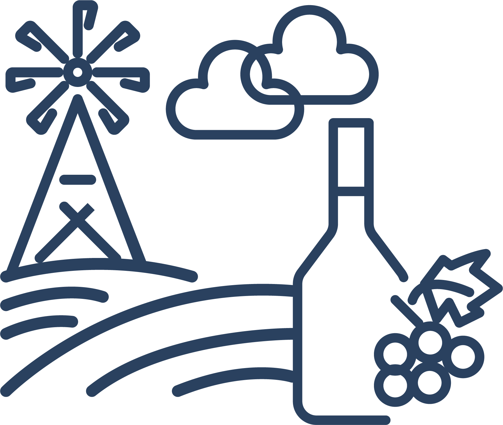 Sonoita, Arizona, wine, open skies, windmills