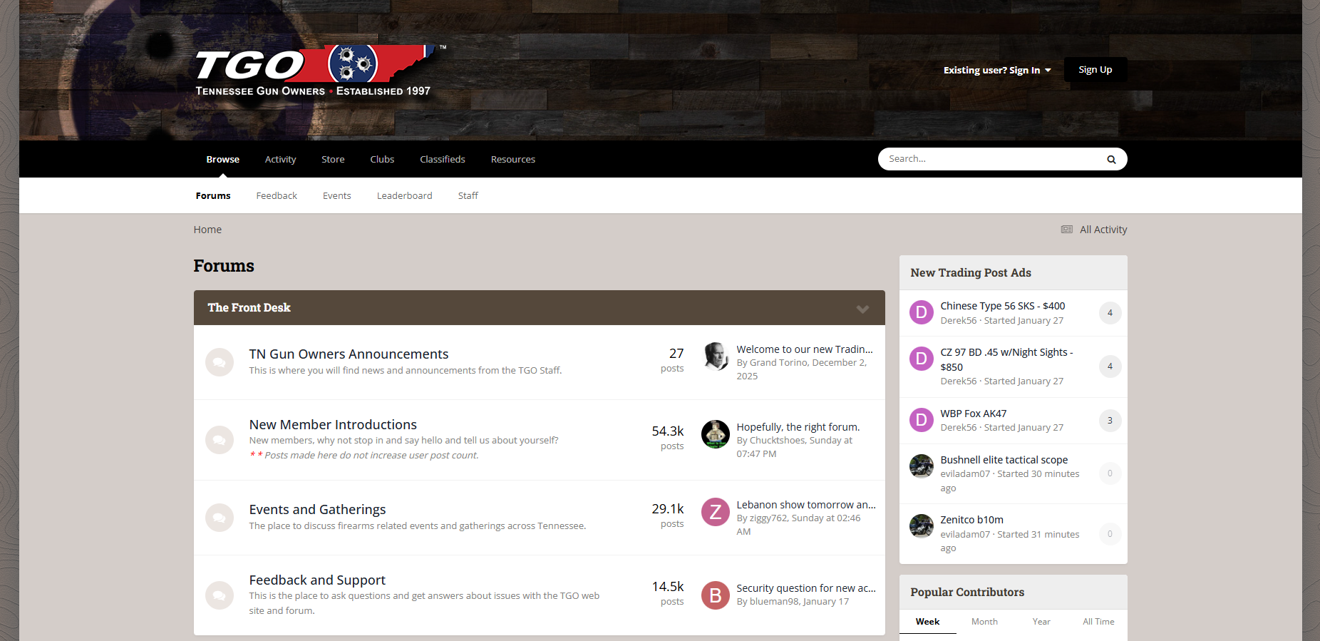 Tennessee Gun Owners Forum