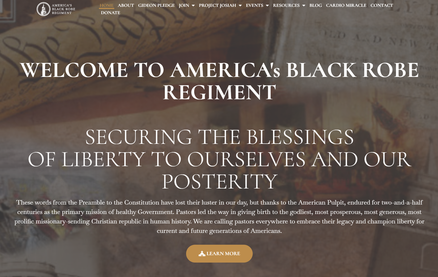 America’s Black Robe Regiment