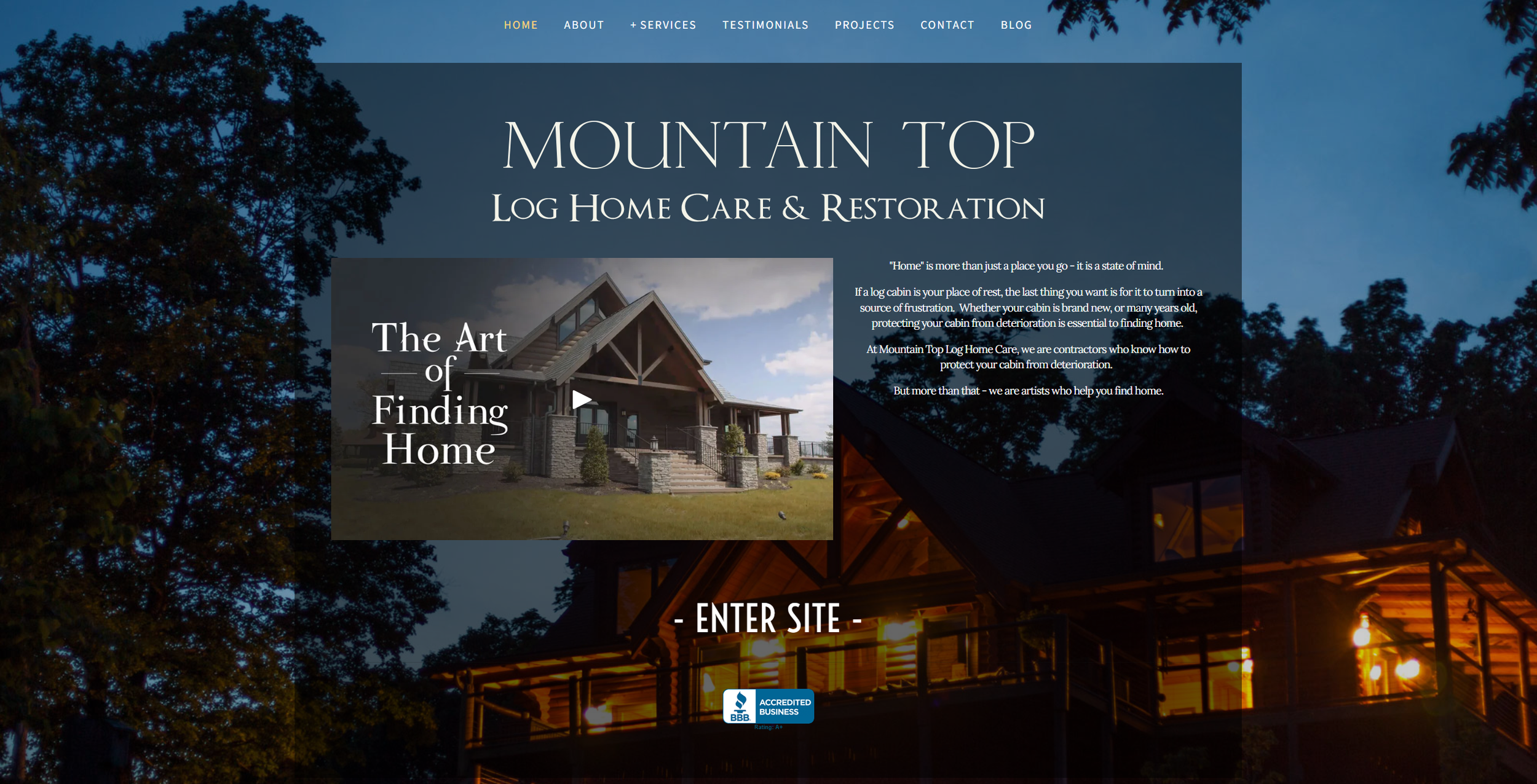 Mountain Top Log Home Care and Restoration