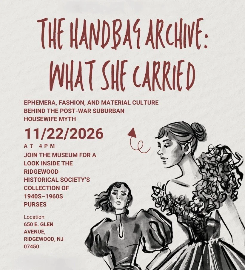 The Handbag Archive: What She Carried – Ephemera, Fashion, and Material Culture Behind the Post-War Suburban Housewife Myth
