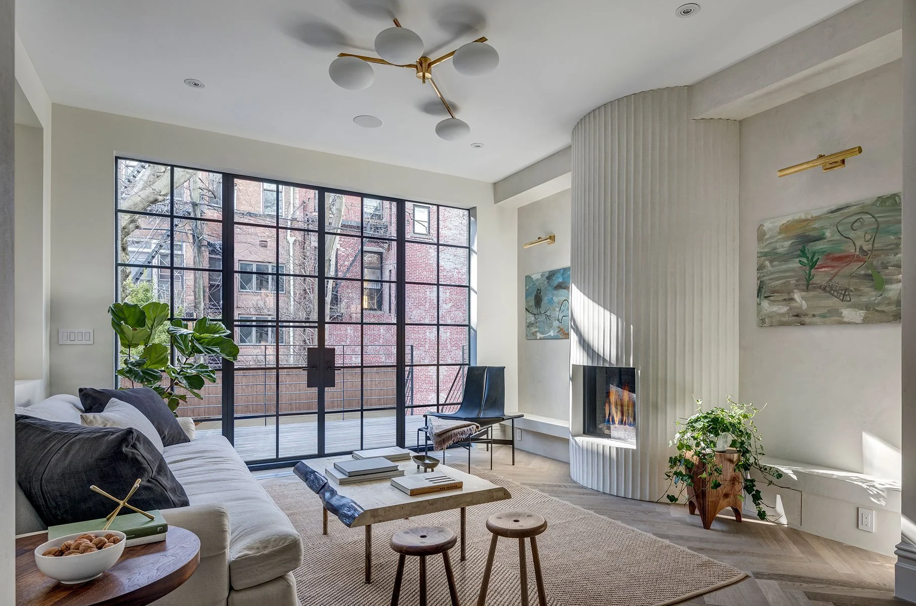 Brooklyn Townhouse Parlor Floor Design: Three Approaches to Contemporary Living