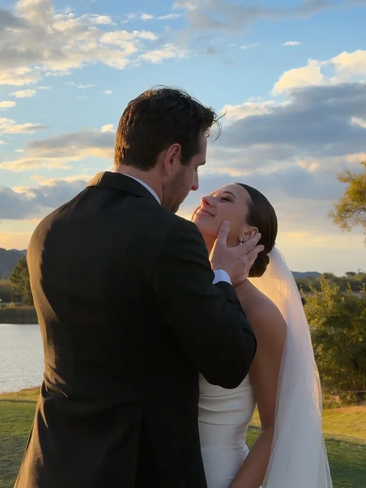 Sparkling lake views, their girl Pearl, and a celebration overflowing with love! 

@mckennakatherineweddings 
@jojotaylorphotography
@conyer_creative 
@mccormickranchgolfclub 
@flowersbyjodi 
@bridalartistry.collective 
@engage.entertainment 
@eastva