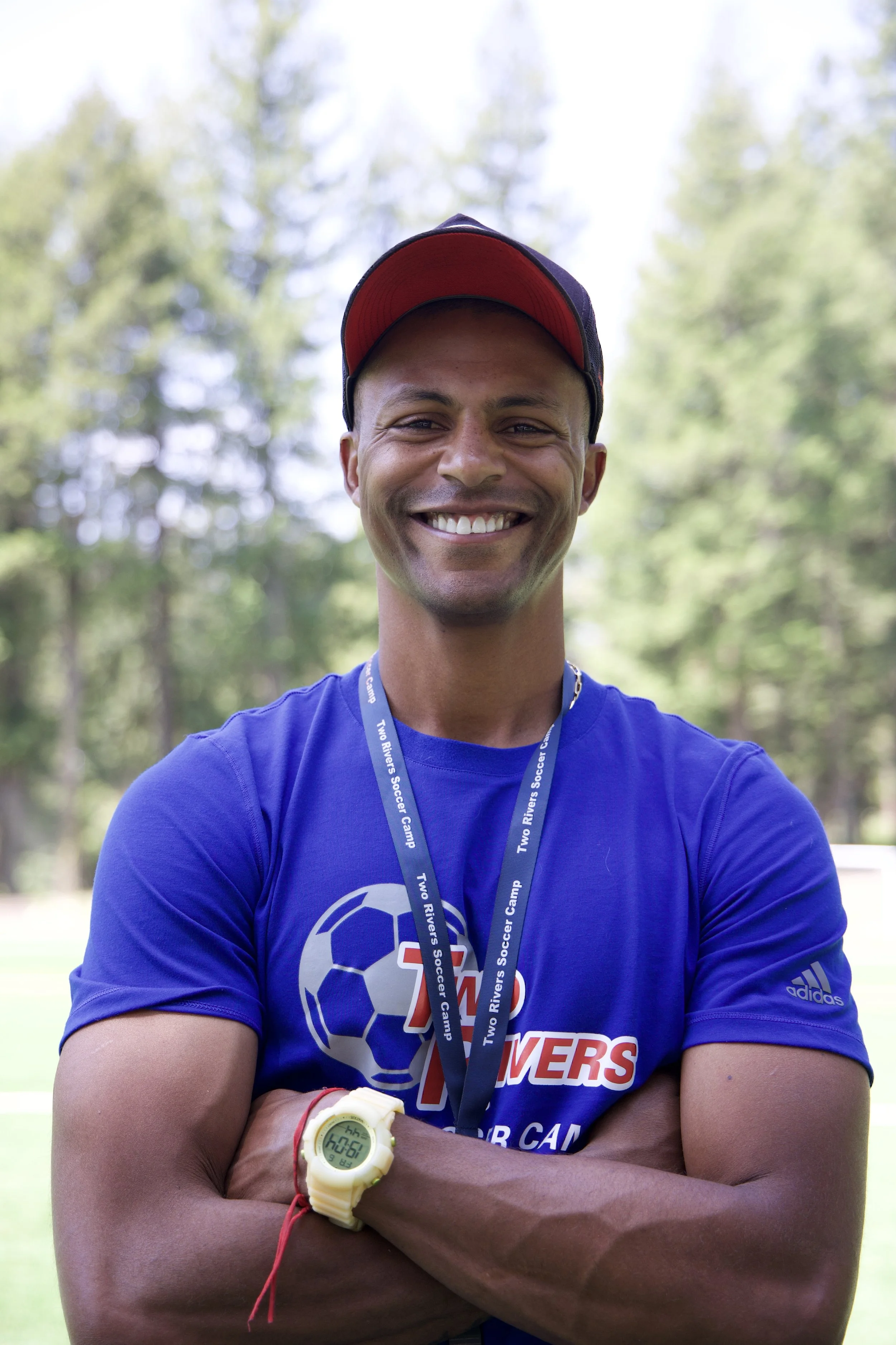Portrait of youth soccer director at Two Rivers Soccer Camp
