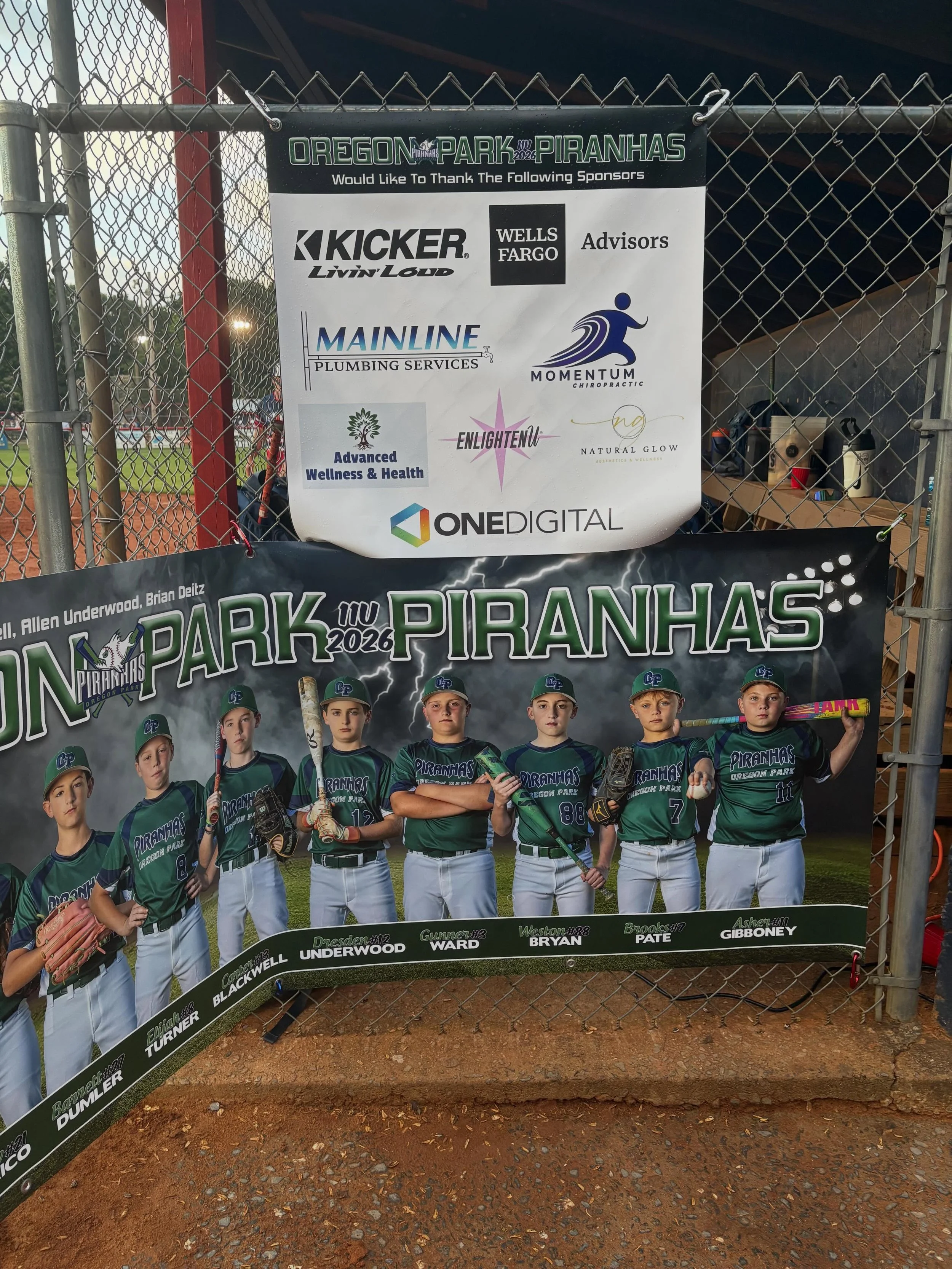 Proud to sponsor the Oregon Park Piranhas:) 
 
 
Best of luck this season, guys! 
 
 
#chiro #chiropractor #westcobb #kennesaw #acworth