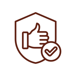 Trusted service icon symbolizing Belle Windows & Doors' commitment to reliable window and door installation with guaranteed satisfaction in Waco, TX.