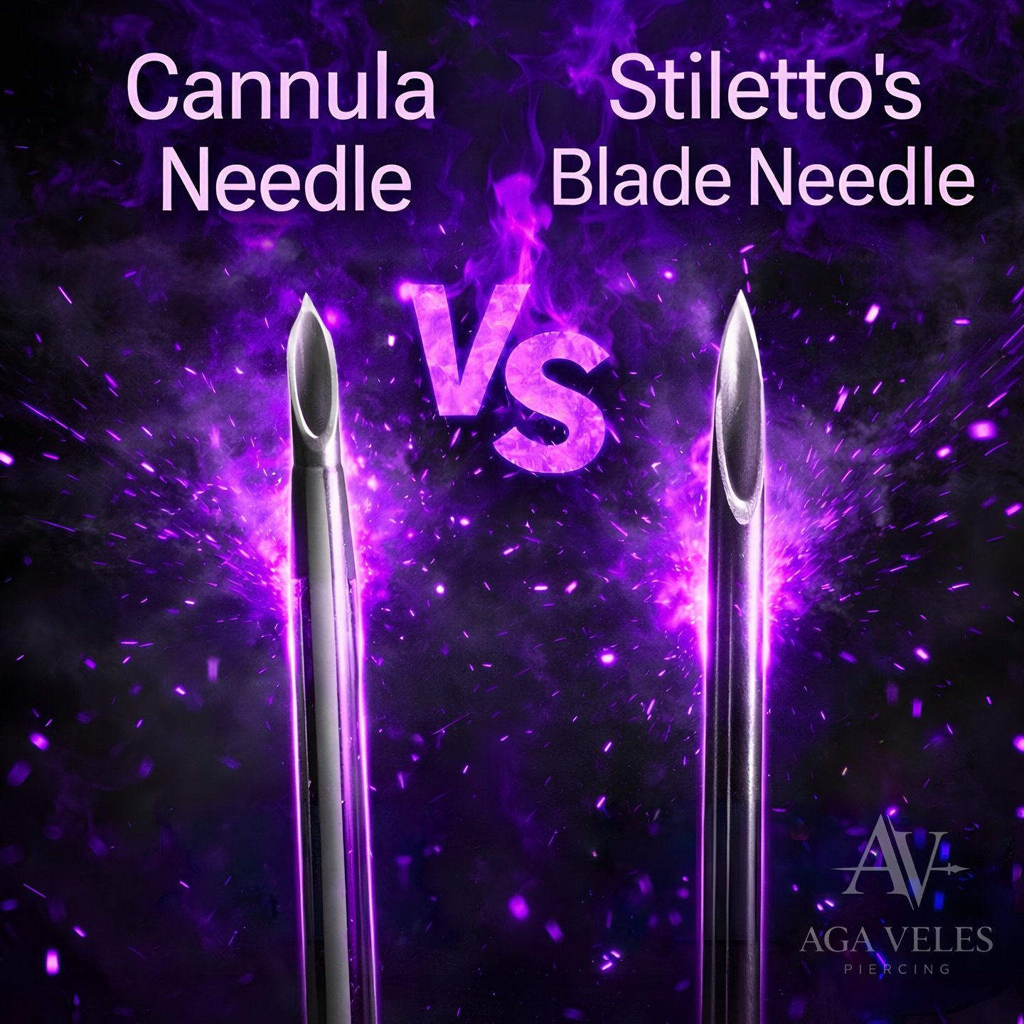 I promised I&rsquo;d explain the difference between cannulas and blade needles &mdash; so here it is. ✨

For this comparison I&rsquo;m using Stiletto&rsquo;s blade needles, but there are of course different brands out there. The important part is und