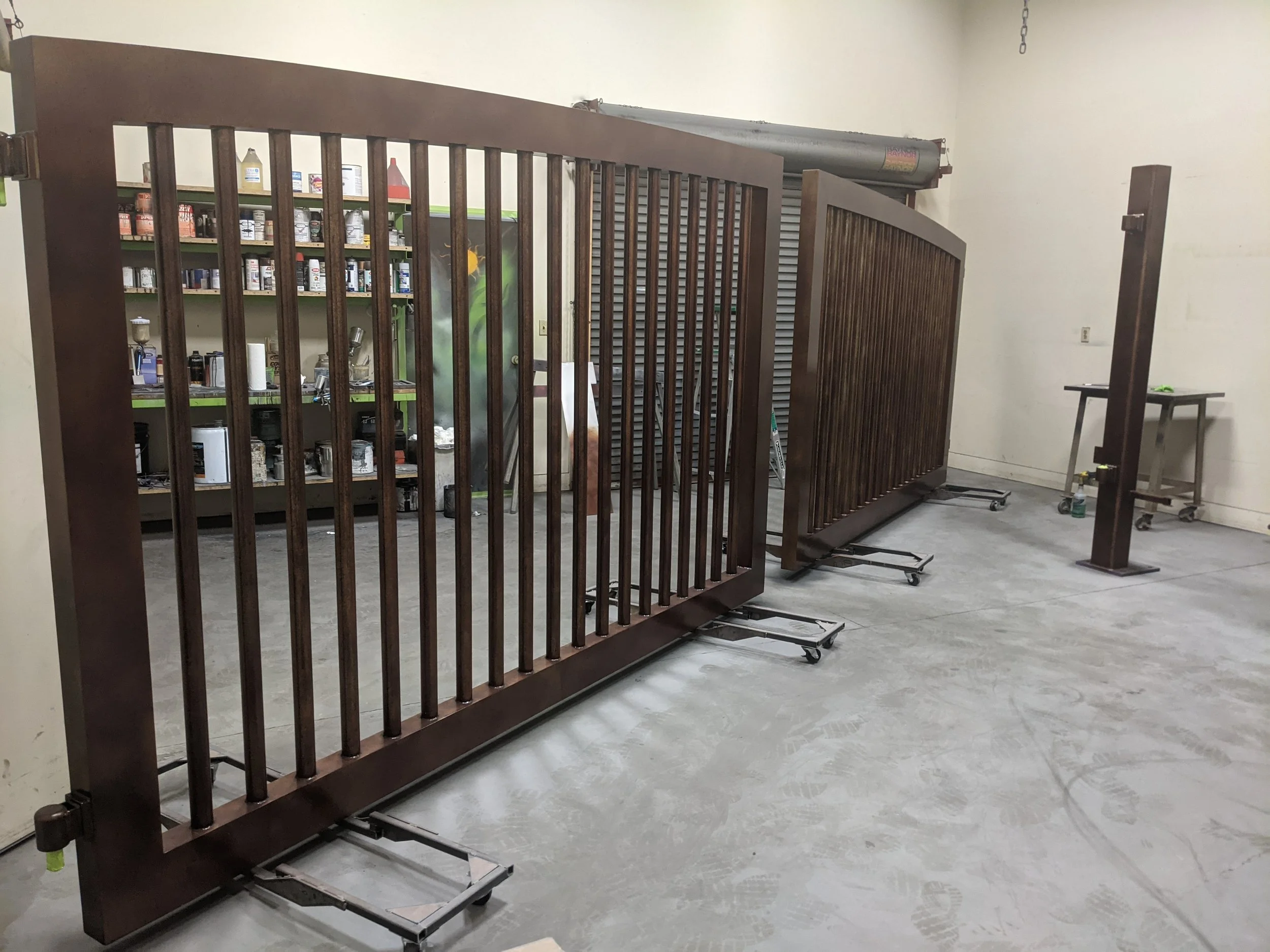 Stock, entrance gate