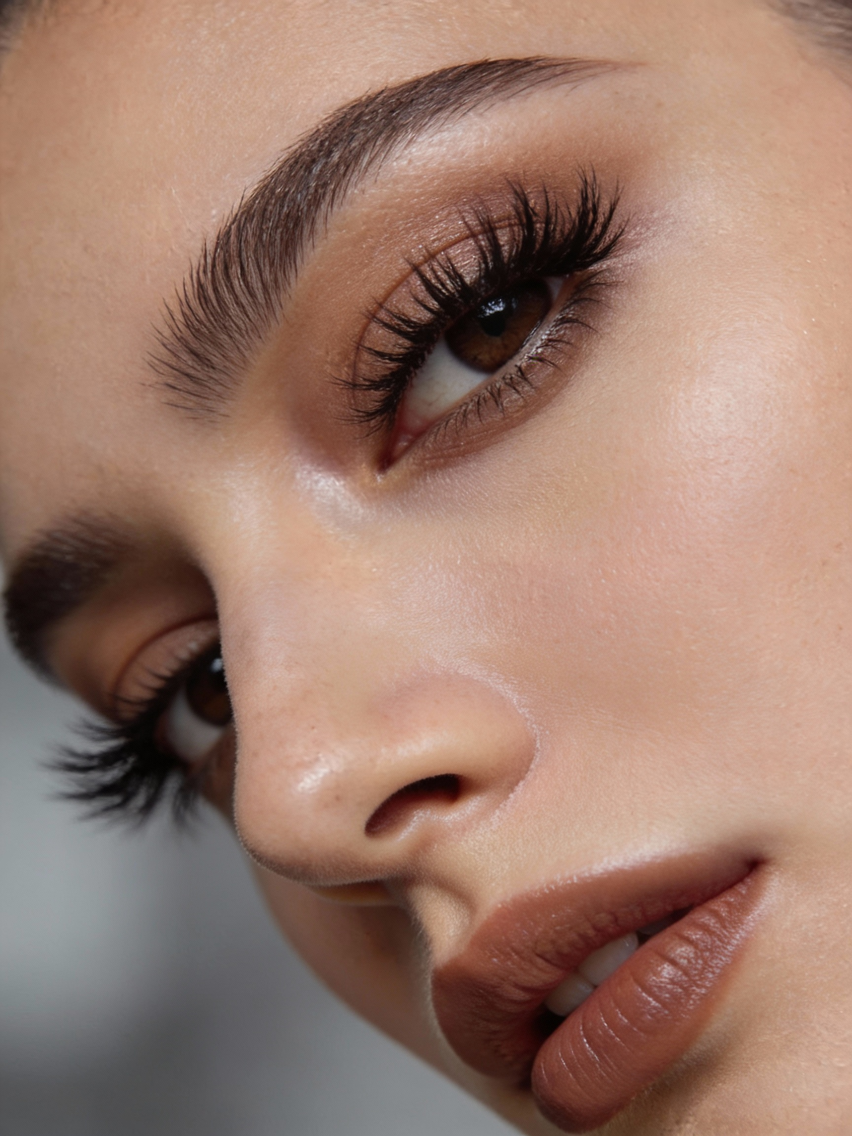 Glamour Makeup with Strip Lashes