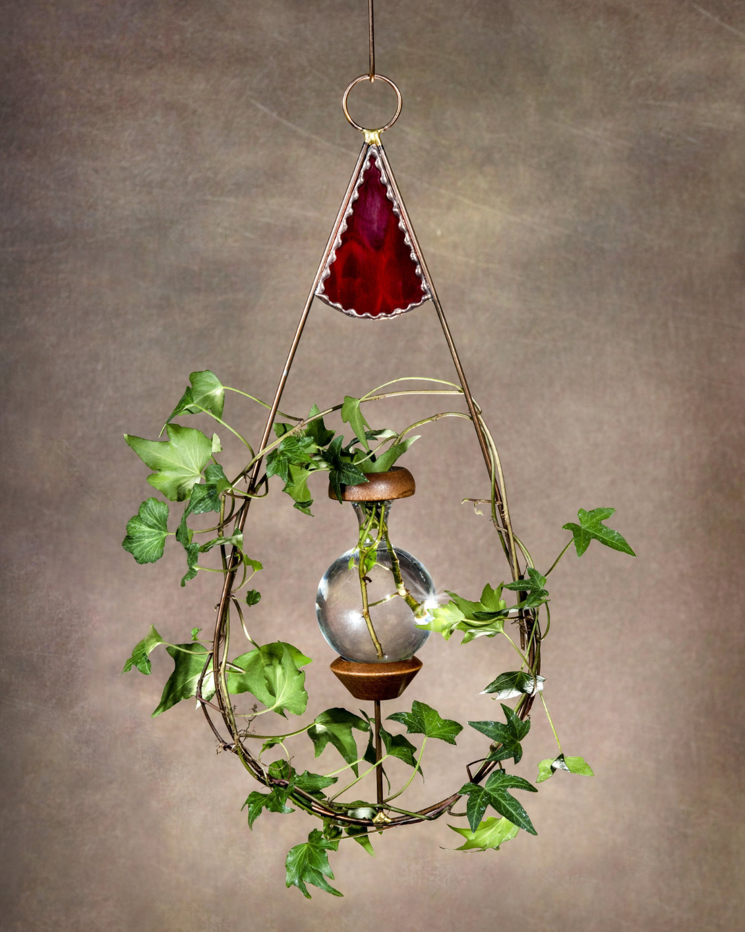 Stained Glass Tear Design Plant Rooter– Multiple Color Options Available