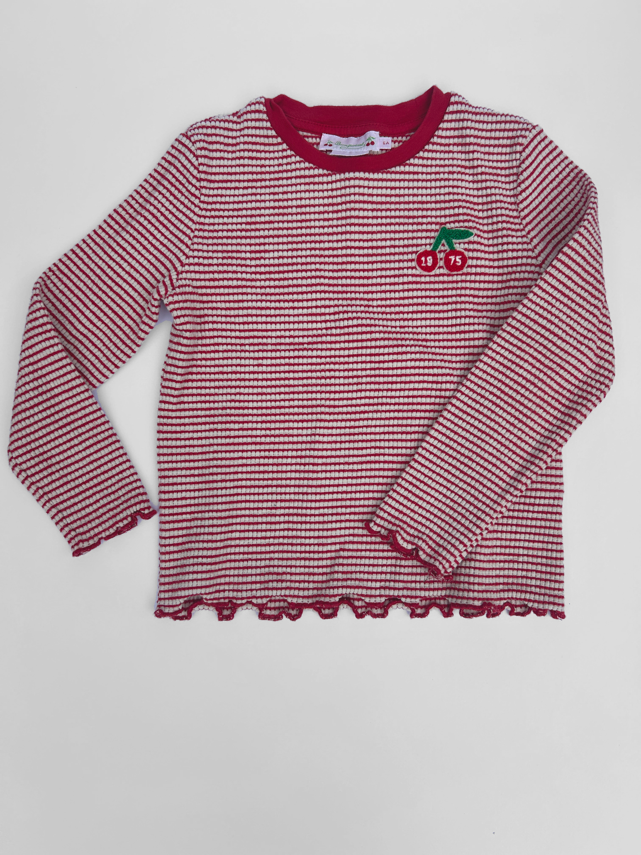 Bonpoint Red StripeTee.png