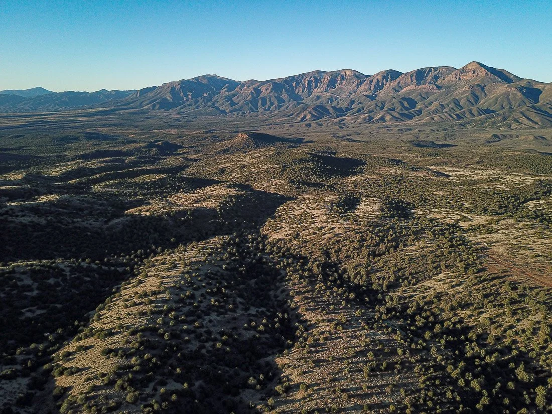The Mazatzal Mountains loom over the Payson Basin. 