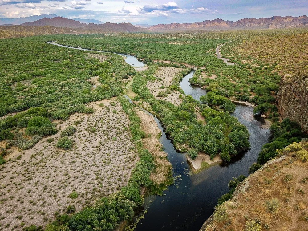 The Salt River at Coon Bluff. 