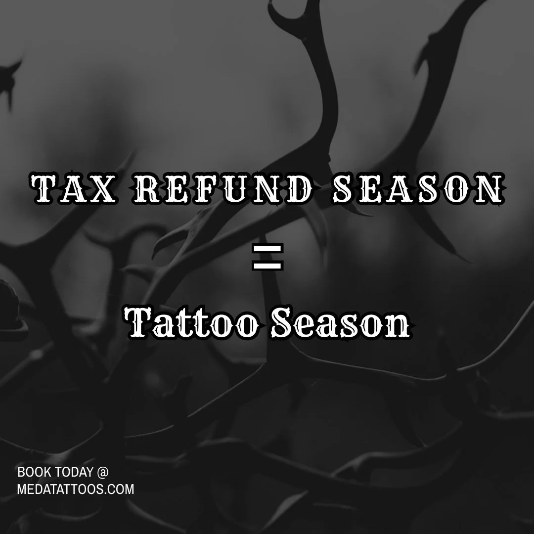 Tax refund just hit? 💸✨🙂&zwj;↕️

Turn that return into a lifetime purchase. Invest your refund into something permanent instead of something that&rsquo;ll be gone by next month.

Your tax refund could be:
🖋️ That sleeve you&rsquo;ve been planning
