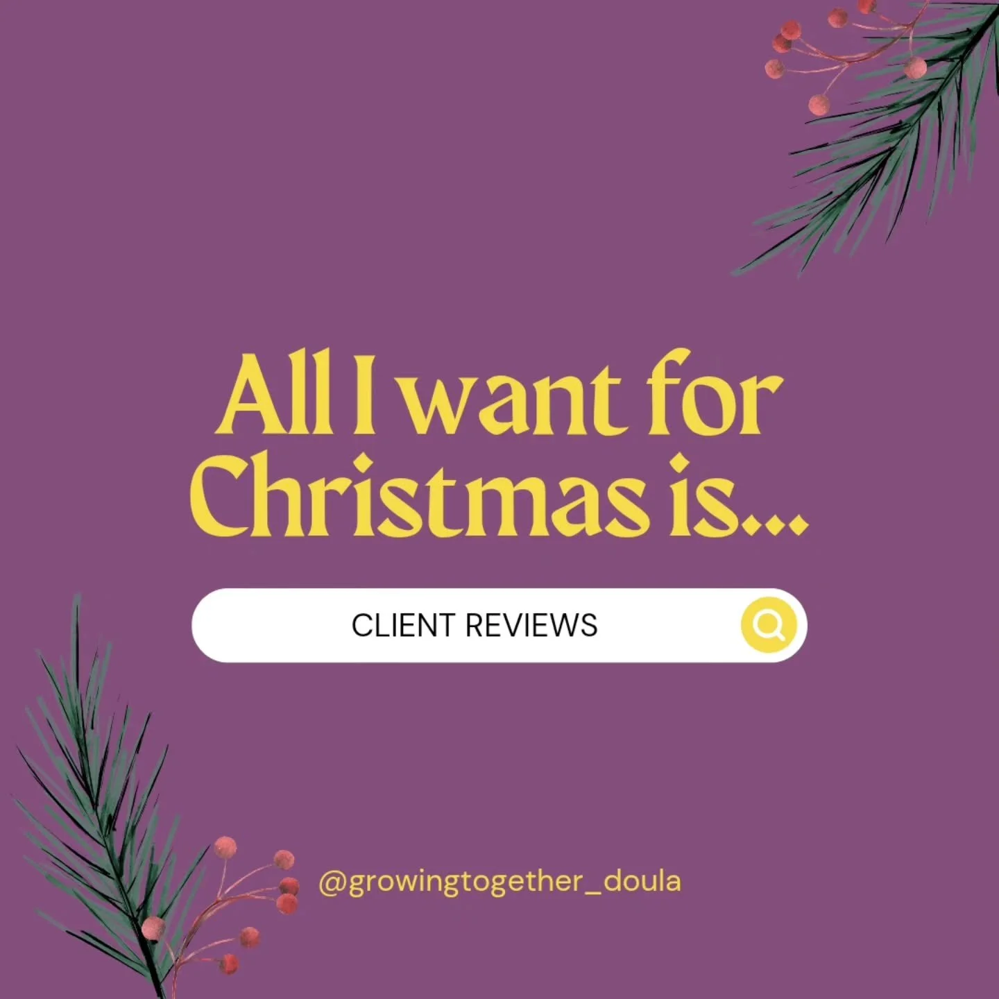 My annual Christmas ask 🎄

If we&rsquo;ve grown together this year and you&rsquo;re open to sharing your experience, your review helps future families feel less alone when choosing their support.

Your words help 2026 and beyond clients decide wheth